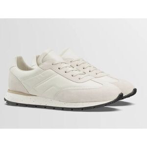 Koio Retro Runner leather suede ivory sneaker size 39